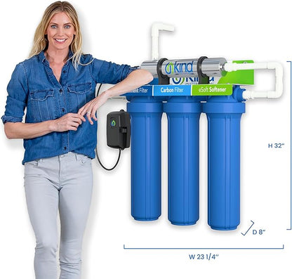 E-3000UV Whole House Salt-Free Water Softener & Filter Combo with UV