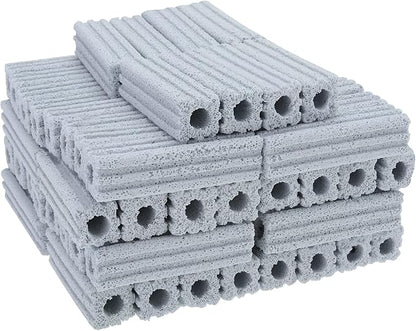RealPlus Ceramic Bio Filter Media for Aquarium Sump Canister Pond Fish Tank, Vast Surface Area (3.8" Length / 72pcs)