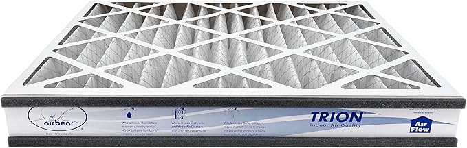 16x25x3 TRION Air Bear Cub Pleated HVAC Air Filter MERV 8 (4-Pack) (Actual Size: 15.75 x 24.75 x 3.06 Inches)