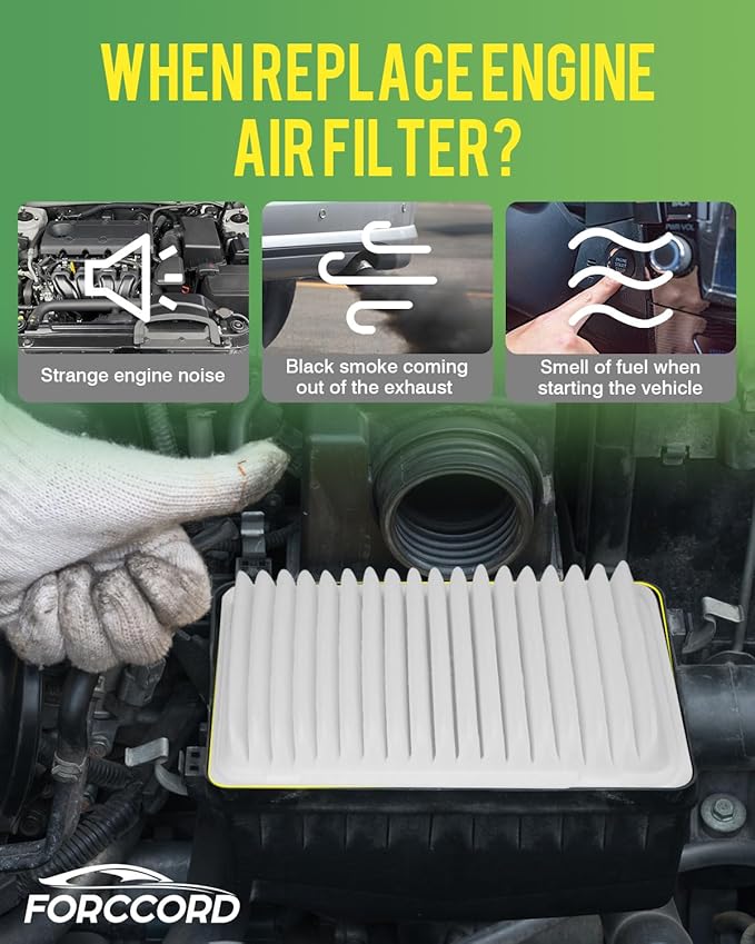2-Pack CA9360 Engine Air Filter Fits for Toyota Camry (2002-2011), Highlander Gas (2001-2013), Sienna (2004-2010),Solara (2004-2008),Lexus ES300, ES330, RX330, RX350 Car Accessories
