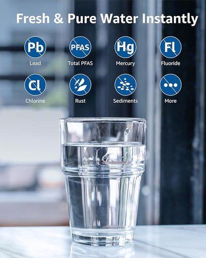 Compatible with Zero Pitchers and Dispenser, 0 TDS Premium Filtration, Fit for ZR-001 ZR-004 ZP-006 ZR-017 ZS-008 Filters, reducing Lead, Chromium, and Contaminants by Sensiblopt, 4 Pack