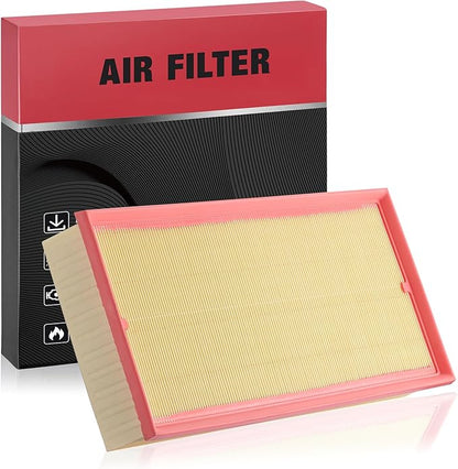 BDFHYK CA10236 Engine Air Filter Compatible with Audi Q7 2007-2015, compatible with Volkswagen Touareg 2004-2017, compatible with Land Rover Range Rover 2006-2009, Replace# 17801-0D020