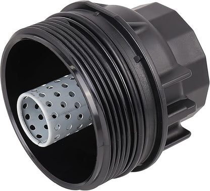 X AUTOHAUX Black Car Oil Engine Filter Housing Cap Cover Assembly 15620-36020 for Toyota Avalon Camry Highlander RAV4 for Lexus IS250 IS350 GS200t GS350 GS450h RX350