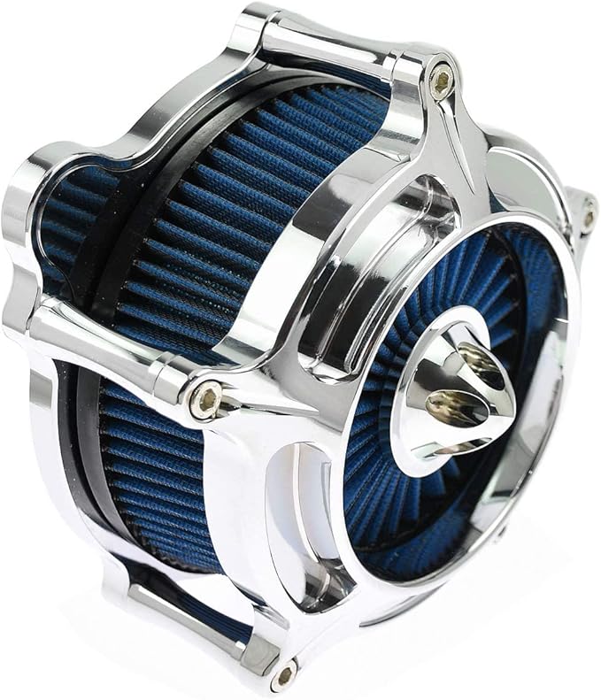 HDBUBALUS Motorcycle CNC Spike Air Cleaner Air Filter Intake System Fit for Harley Dyna Softail Touring