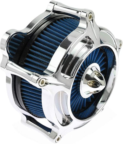 HDBUBALUS Motorcycle CNC Spike Air Cleaner Air Filter Intake System Fit for Harley Dyna Softail Touring
