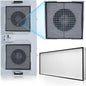 HEPA H14-Filter Laminar Flow Hood Updated FanFilter Unit（Include HEPA Filter）100/ISO Class 5 Cleanroom/Laboratory/Cleanroom/Mushroom Room, Laminar Air Flow Hood(46.2"x22.6"110V，Dual Machine)