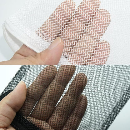 Aquarium Media Mesh Filter Bags with Zipper - Reusable for Activated Carbon & Ceramic Rings