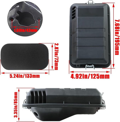 196cc 212cc Generator Air Filter Box/Air Housing Filter Assembly for 3000 3500 4000 4500 watt Compatible with Champion Predator Firman Generators Air Cleaner