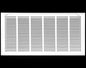 HVAC Premium 34 x 14 Duct Opening Steel Return Air Filter Grille, for 1-inch Filter, Removable Door, Flat Stamped HVAC Vent Cover Grille, Outer Dimensions 36.5 x 16.5
