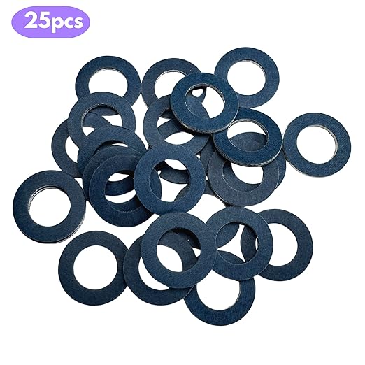 25PCS Oil Drain Plug Gasket Replacement for Toyota Lexus Tacoma Camry Collora Oil Crush Washers Seals 90430-12031 (M12-TOYOTA)