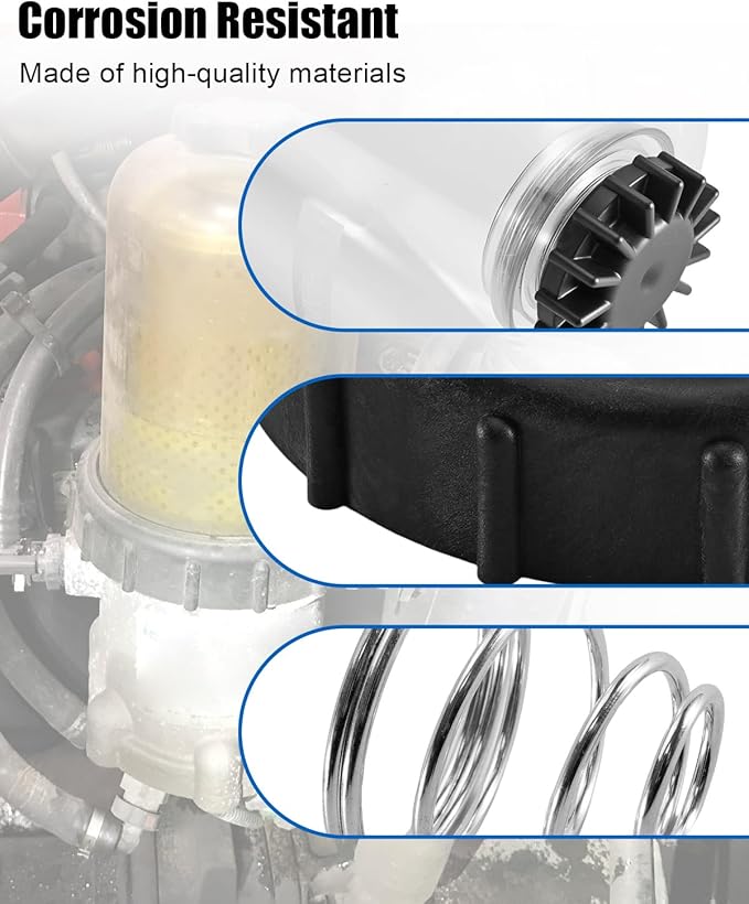 Fuel Filter Cover Fit for Davco 382 Fuel Water Separators, Filter Cover Replace 21720164 DVC13010DAV 572.90310K