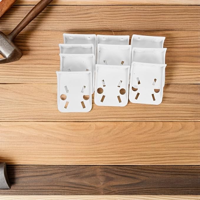 BESTYASH 10 Pcs Wall Mounting Water Filter Brackets Plastic Housing Rack for Kitchen Water Purifier Accessories Easy Tool-Free Installation