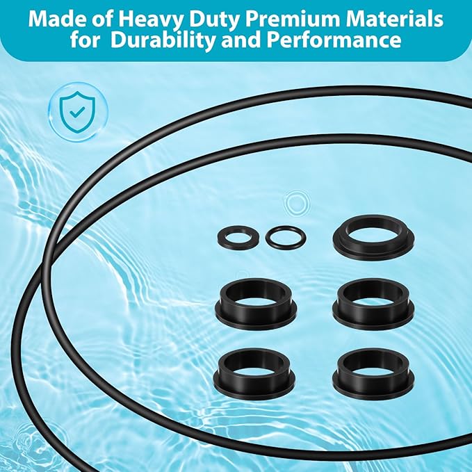 SF80110-1 Leaf Trap Cover Lid with O-Rings & Valve Sand Filter Pump Seal Gasket Parts Compatible with 12 Inch Sand Filter Pump (Pump Flow Rate: 2, 100 GPH) NOT Fit for 14 & 16 Inch