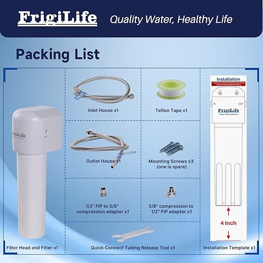 WFS5300A Under Sink Water Filter System, 3 Years, 22000 Gallons, Under Counter Direct Connect Kitchen Faucet, Reduces PFAS, PFOA/PFOS, Lead, Chlorine, Bad Taste & Odor, NSF/ANSI 42 Certified