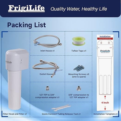 WFS5300A Under Sink Water Filter System, 3 Years, 22000 Gallons, Under Counter Direct Connect Kitchen Faucet, Reduces PFAS, PFOA/PFOS, Lead, Chlorine, Bad Taste & Odor, NSF/ANSI 42 Certified