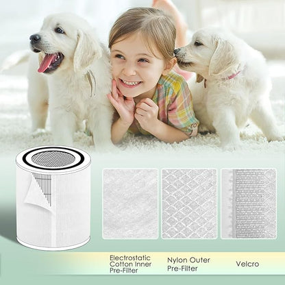 Pre-Filter Compatible with Levoit Core 400s Filter, 400S-P, Fit Part# 400S-RF # LRF-C401S-WUS, 6-Pack