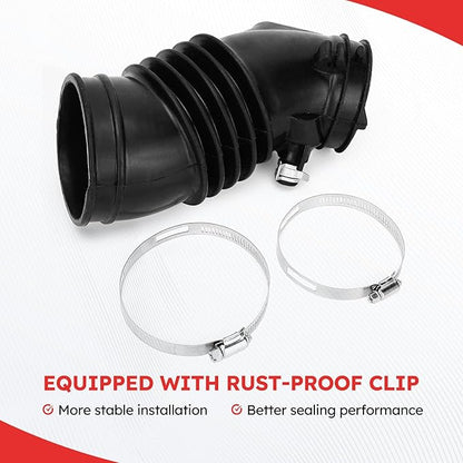 17228RV0A00 Engine Air Intake Hose Tube with Clamps for 2011-2017 Honda Odyssey V6 3.5L Replace# 17228RV0A00 696-159