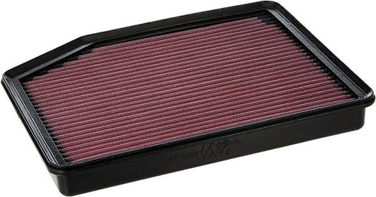 K&N High-Flow Original Lifetime Engine Air Filter: Increase Power: Premium, Washable: Compatible with 2019-2025 Cadillac/Chevy/GMC: Escalade, Silverado, Suburban, Tahoe, Sierra, Yukon, 33-5083