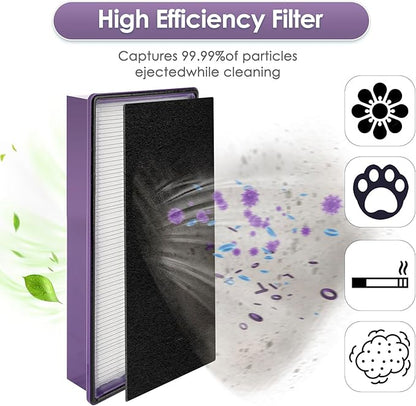 (15 Pack) AER1 Filter 5 HEPA Filters + 10 Carbon Booster Filters Compatible With Holmes AER1 Type Total Air Filter HAPF300AP True HEPA Filter, Performance Plus, Replacement HEPA Filter Accessories