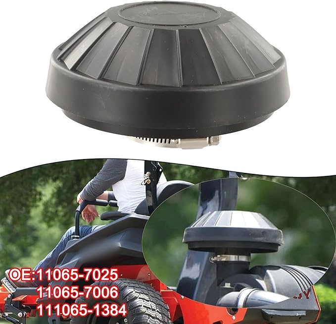 Air Filter Rain Cap for Kawasaki, FD, and FH Series Engines - ABS Construction, Black Weatherproof Air Intake Cover with OEM Numbers 11065-7025, 11065-70061, 11065-1384