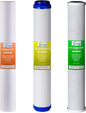 iSpring F3WCB32-O Filters: 20" x 2.5" Sediment, GAC, Carbon Blocks for RCB3P, WCB32C Systems