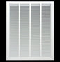 HVAC Premium 25 x 36 Duct Opening Steel Return Air Filter Grille, for 1-inch Filter, Removable Door, Flat Stamped HVAC Vent Cover Grille, Outer Dimensions 27.5 x 38.5