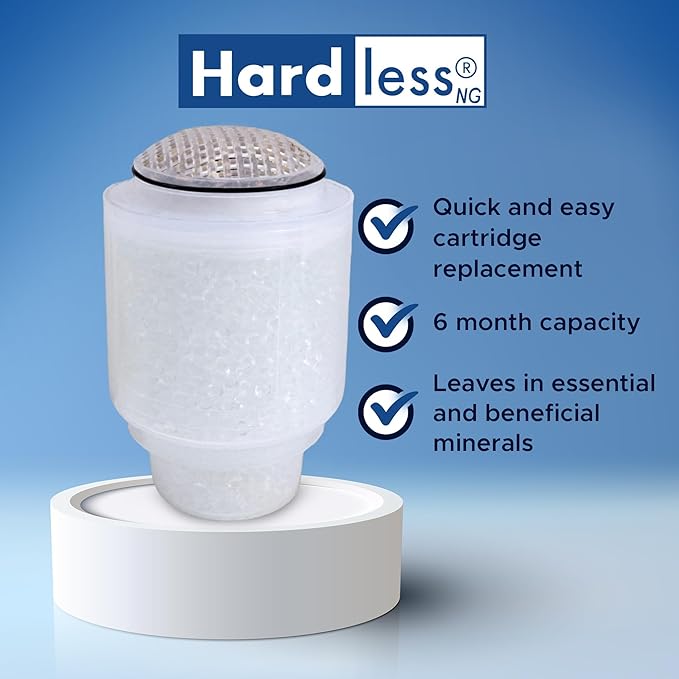 Replacement Cartridge for Hardless NG4 Whole House Water Filter - Designed for Areas with Hard Water, Making It Clean and Filtered, Easy Installation - 6-Month Capacity