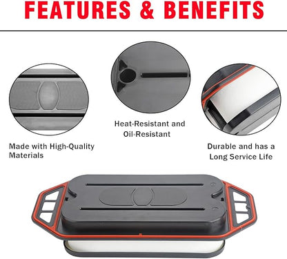 904-7903 Crankcase Ventilation Filter Compatible with Select Freightliner Peterbilt Kenworth Models Replaces# CV50626