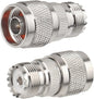 10 Pack N Male to UHF Female SO-239 Connector Adapter N Connector to PL-259 SO239 RF Coaxial Cable Adapter