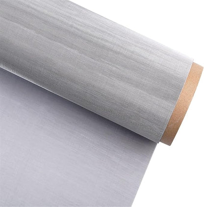 Woven Stainless Steel Wire Mesh, 250 Mesh Durable & Flexible, Fine to Large Mesh, Ideal for Filters, Screens, Rodent & Insect Protection (Silver 0.5x1m)