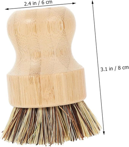 Dish Brush Handle Potato Scrubber Brush Sturdy Bristles for Dish Washing Scrubbers Non-Scratch and Odorless Multi-Function Vegetable Cleaner