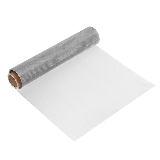 uxcell 30 Mesh 39" x 12" Woven Wire Mesh, 304 Stainless Steel Air Vent Filter Screen, Window Screen Mesh for DIY Projects Vents Cover Filtration Animals Fence