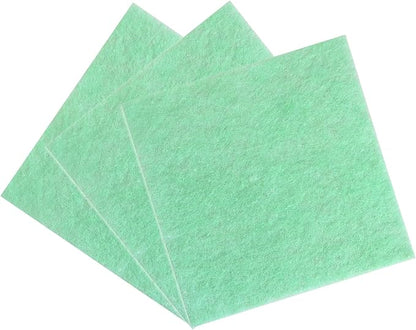 BOROLA 11.8×11.8 in Aquarium Filter Media Pad High-Density Bio Filter Sponge, Dual-Layer Water Purification Cotton, Cut Fish Filter Accessories Floss for Freshwater Saltwater Planted Tanks(3-Pack)