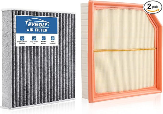 Engine+Cabin Air Filters Set Fit for 2019 2020 2021 2022 2023 2024 2025 2026 Volvo XC40 2.0L Engine Air Filter for My Car Replacement Automotive Accessories 31497285 31474521