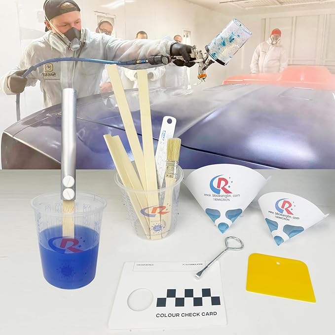 Paint Strainer Dispenser Kit System with Large Strainers 180 pcs