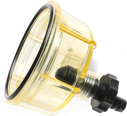 iFJF R12T Nylon Water Collection Bowl of Fuel Filter/Water Separator 120AT NPT ZG1/4-19 Replacement for Diesel Engine S3240 18-7947