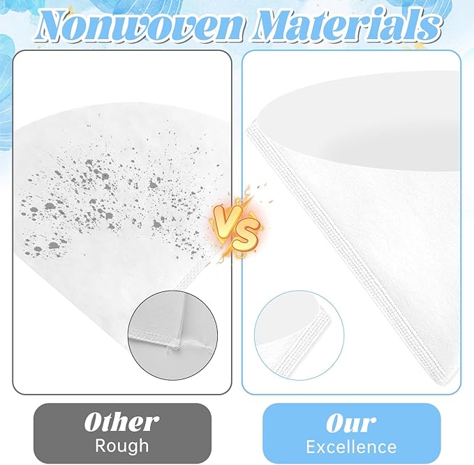 20 pcs 10 Inch Fryer Oil Filter, Non Woven Cooking Deep Oil Cones Strainer Grease Maple Syrup Beeswax Filter for Restaurant Kitchen Cafe Hotel Food Truck