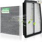 Engine & Cabin Air Filter Set for 2021-2026 Santa Fe Hybrid 1.6L, 2020-2026 Sonata Hybrid 2.0L, 2022-2026 Tucson Hybrid 1.6L Air filter Replacement 97133L1000 28113L5100 Automotive Accessories