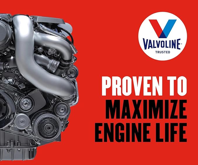 Valvoline High Mileage with MaxLife Technology 10W-30 Synthetic Blend Motor Oil 1 Quart