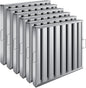 Hood Filters 19.5W x 19.5H Inch 430 Stainless Steel Pack of 6, 7 Grooves Commercial Hood Filters, Commercial Kitchen Range Hood Filter for Grease Rated Commercial Kitchen Exhaust Hoods