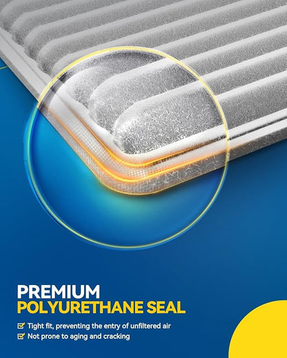 PHILTOP Engine Air Filter CA10171 Replacement for Camry 2007-2009 2.4L, Camry 2010-2017 2.5L, Venza 2009-2016 2.7L - Gas L4 Engine
