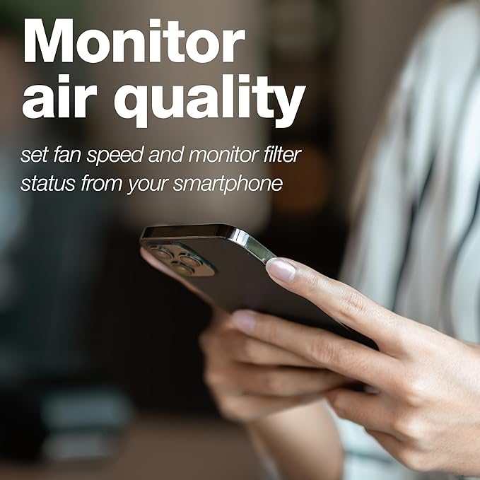 IQAir HealthPro Compact XE Air Purifier - Compact HyperHEPA Filtration for Rooms up to 1240 sq ft - Allergens, Smoke, Dust, Mold, Pet Dander, Swiss Made, WiFi Enabled