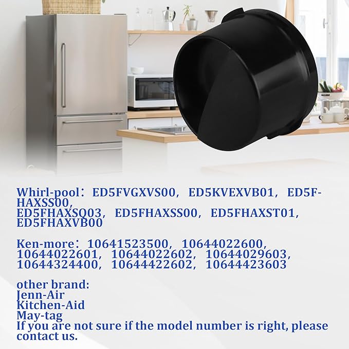 𝟮𝟬𝟮𝟲 Upgraded 2260502B 2260518B Refrigerator Water Filter Cap by puxyblue Compatible with Jenn-Air Ken-more Kitchen-Aid May-tag Whirl-pool Replaces WP2260518B WP2260518BVP 1058146 AP3747681