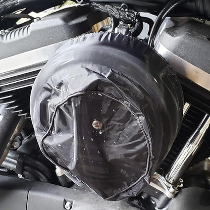 Waterproof Air Filter Rain Sock Motorcycle Dustproof Air Intake Protective Cover Air Cleaner Filter Fit for Harley Sportster XL Touring Road King Street Glide Dyna Softail