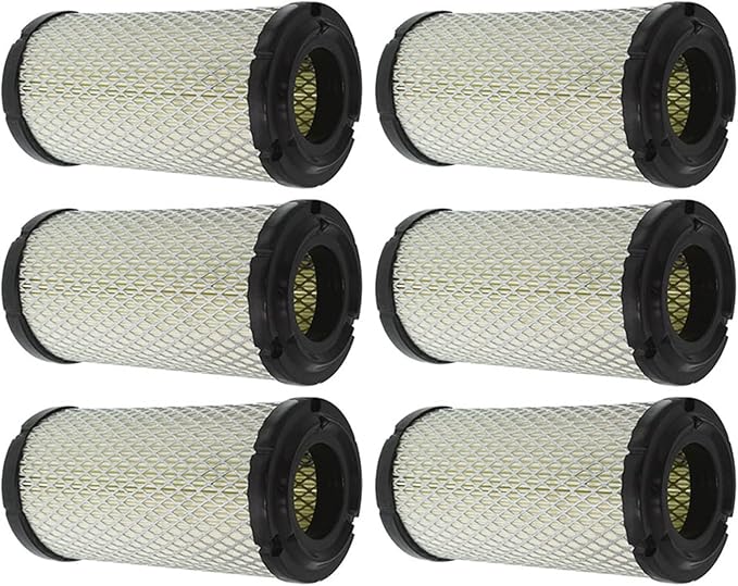 waltyotur 6 Pcs Air Filter 4163715 11013-1290 25 083 02-S 1G659-11222 Replacement for Kubota Bobcat Kawasaki Kohler