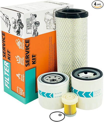 Filter Maintenance Kit TA040-93230 HH164-32430 6A320-59930 HH3A0-82623 Air/Oil/Fuel/Hyd Fit for K-bota L3800 L3700SU L3400 L3200 L2800 L2501 Tractors