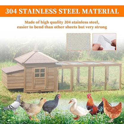 6 Pcs 12x8 Inch 304 Stainless Steel Wire Mesh Metal mesh Screen for DIY Projects, Vent, Cage,Window, Garden, Filter - Never Rust