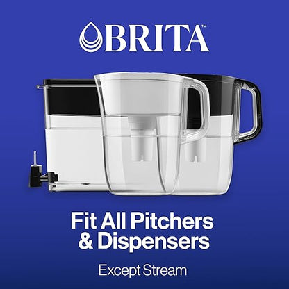 Brita Water Pitcher, Metro Elite Filter, Removes 99% of Lead, Includes 1 Filter, 6-Cup Capacity, White