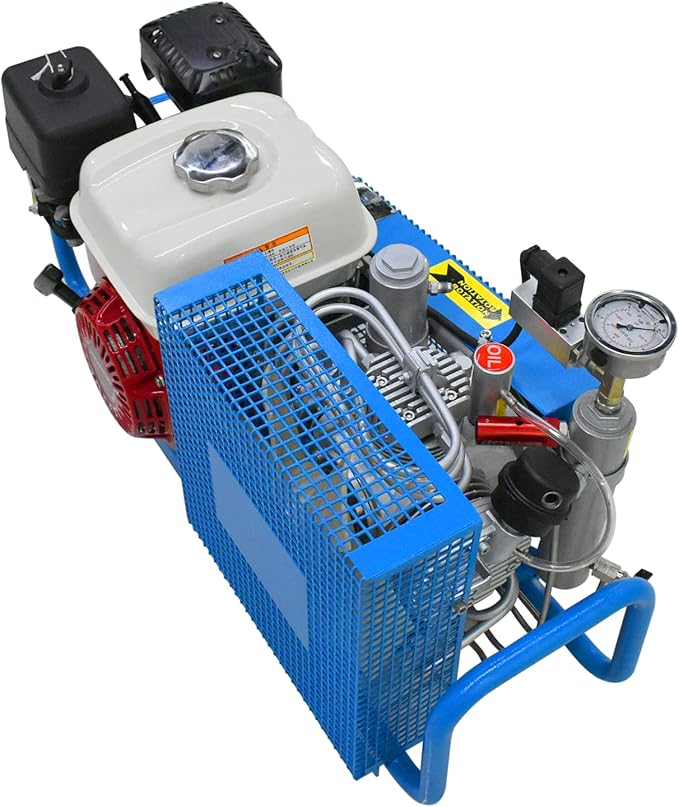 TUXING 4500Psi 300Bar High Pressure Diving Compressor,3.5CFM100L/min Air Flow for Scuba Breathing Snorkeling Water Sport Paintball (TXESB043)