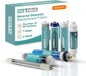 NU Aqua Reverse Osmosis Water Filter System Replacement Set - 7 Stage Alkaline & UV Under Sink Kit - Membrane, Sediment, Carbon Filters & Fittings - Universal Undersink RO Filtration Cartridge